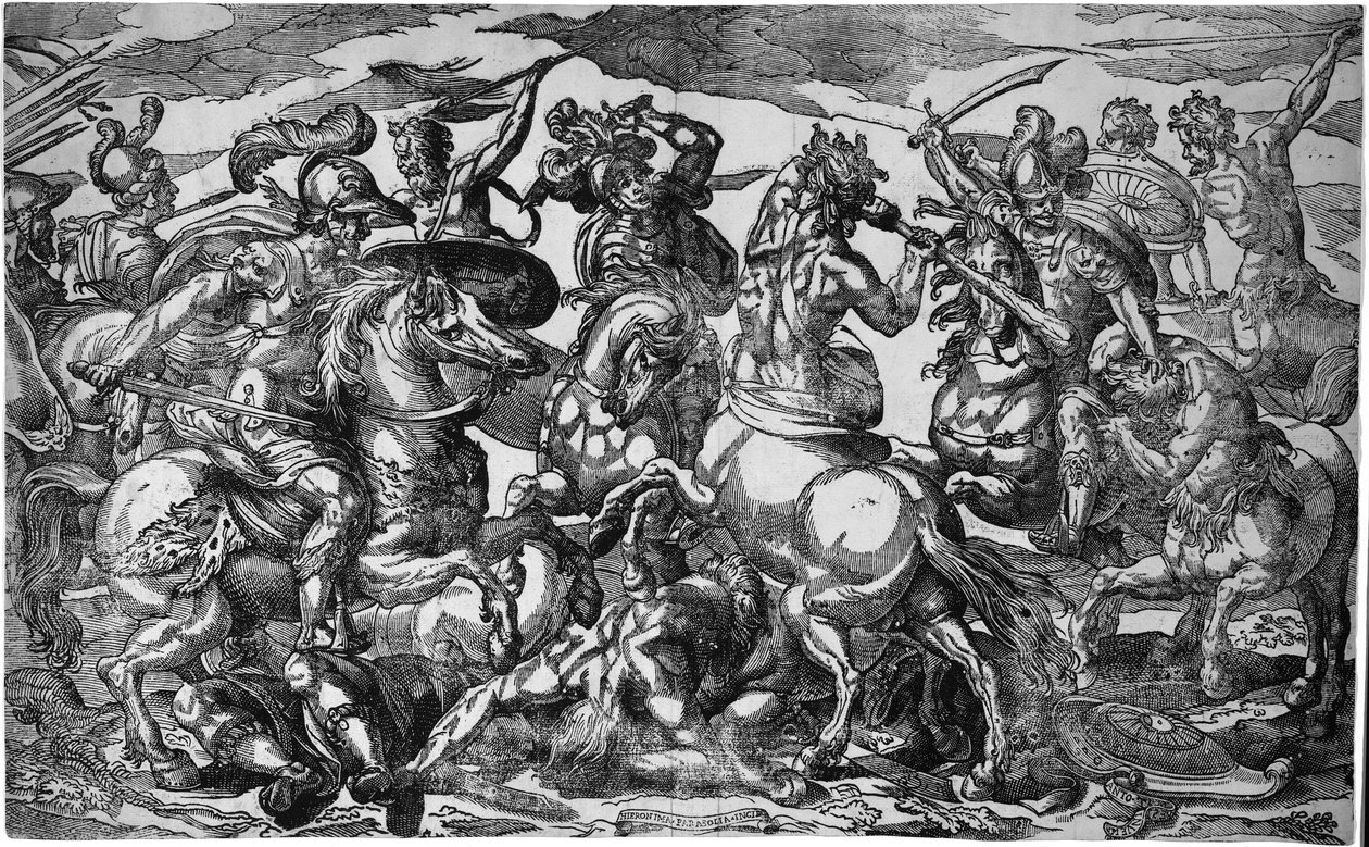 معركة Lapiths و Centaurs ، c.1600 بواسطة Geronima Cagnaccia Parasole