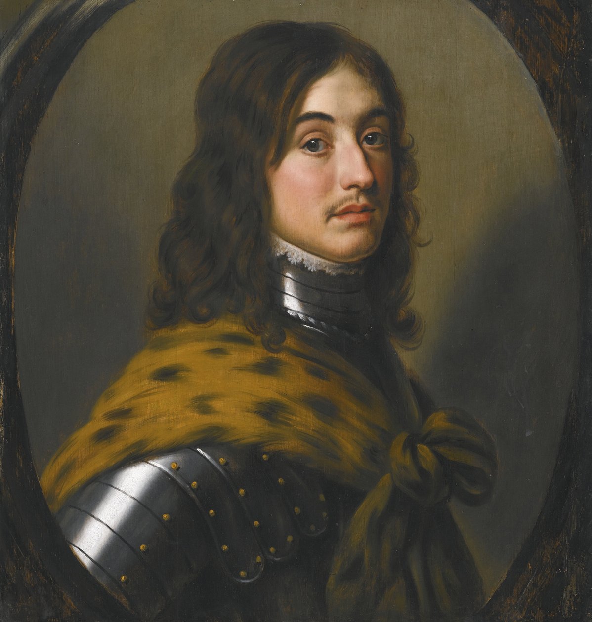 موريس بالاتينات (1620-1652) ابن فريدريك الخامس ملك بالاتينات - صورة الأمير موريس من بالاتينات بواسطة هونثورست ، جيريت ، فان (1590-1656). زيت على خشب ، مقاس: 62.3x58.5 ، مجموعة خاصة بواسطة جيريت فان هونثورست