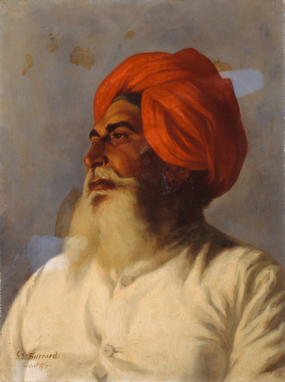 غاندا سينغ ، كنيسة سيخ لحزب المسح الطبوغرافي للعقيد ويلمر رقم 14 ، 1894 بواسطة جيرترود إلين بورارد