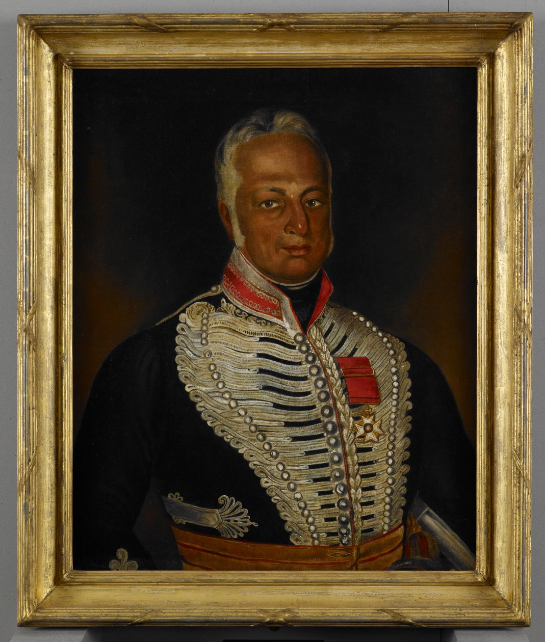 المقدم جيمس سكينر (1778-1841) حوالي عام 1836 (زيت على قماش) بواسطة غلام حسين خان