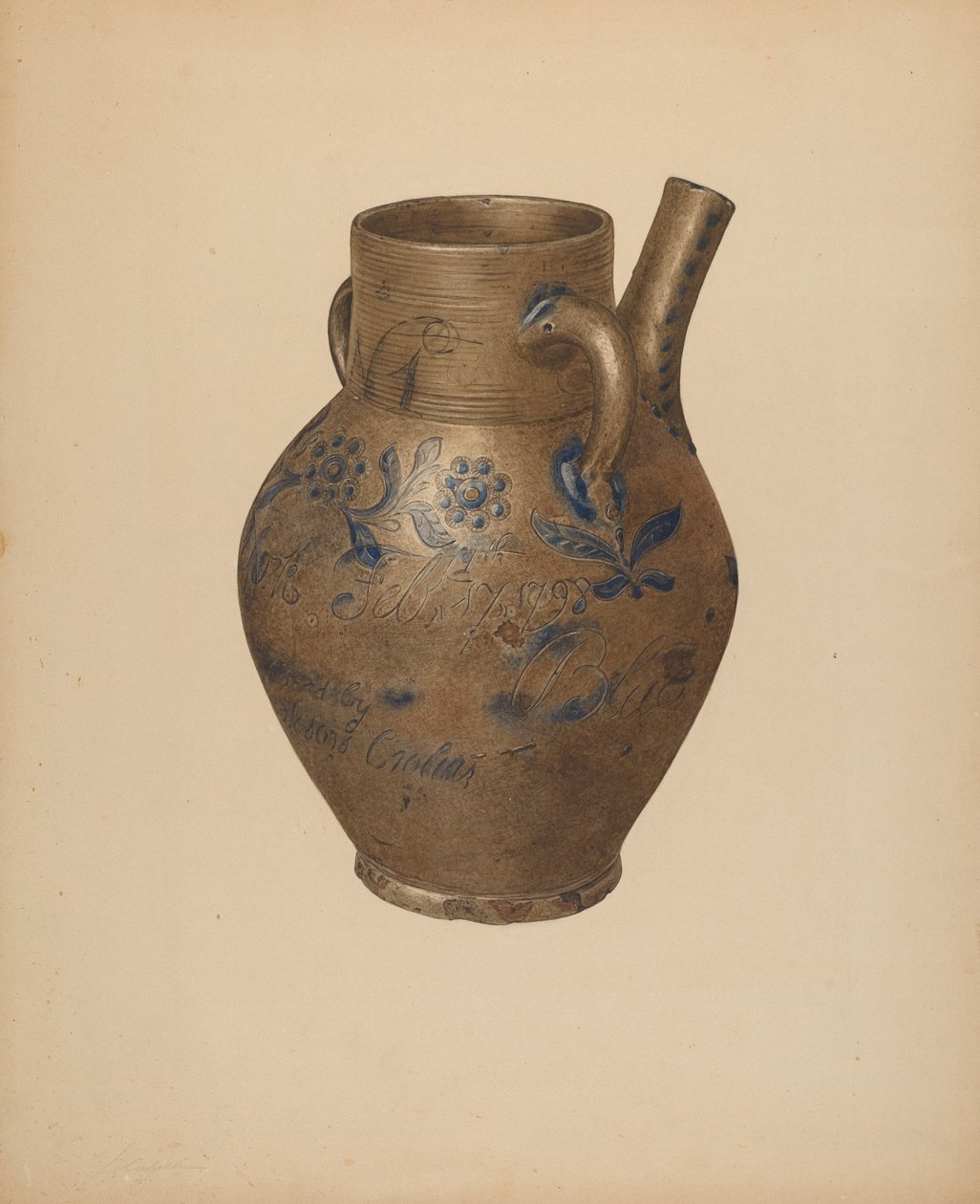 إبريق ماء ، c. 1940. بواسطة جياسينتو كابيلي