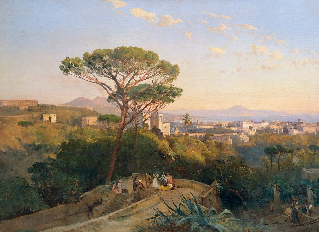 Conocchia from Naples (oil on canvas) بواسطة جياسينتو جيجانتي