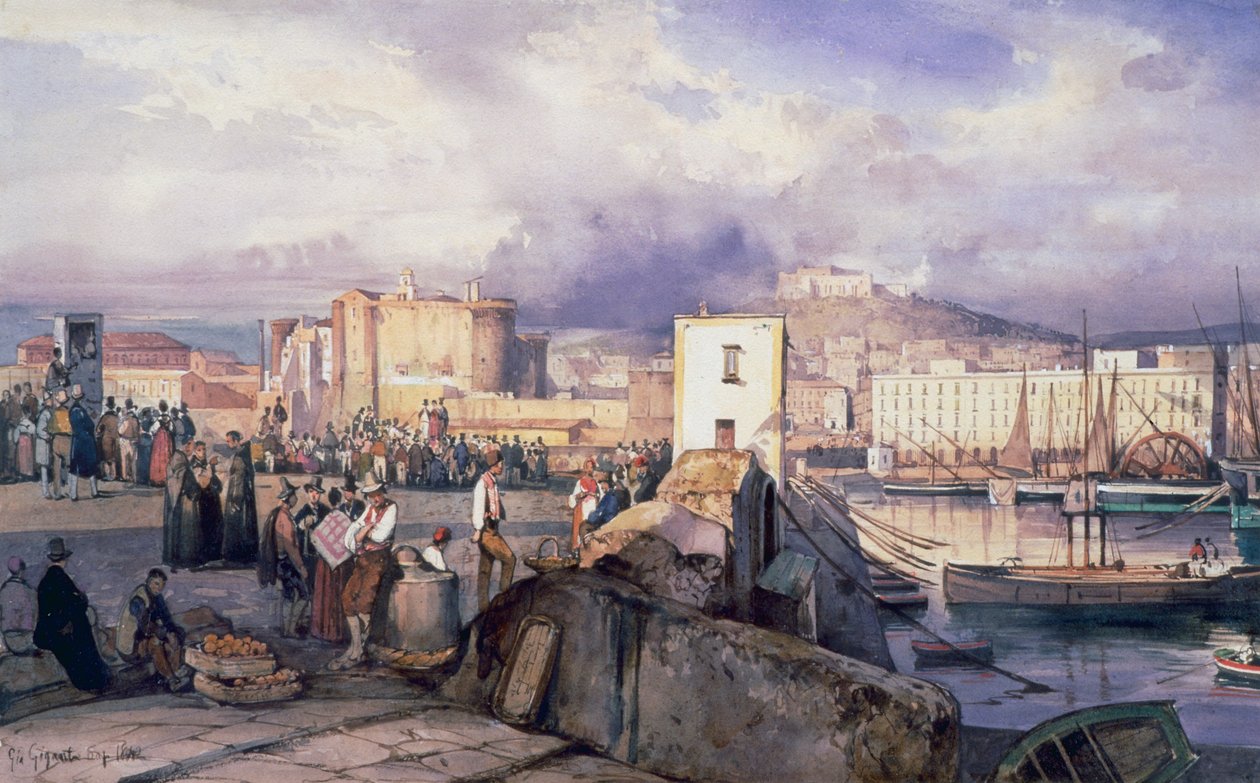 Naples Dock بواسطة جياسينتو جيجانتي