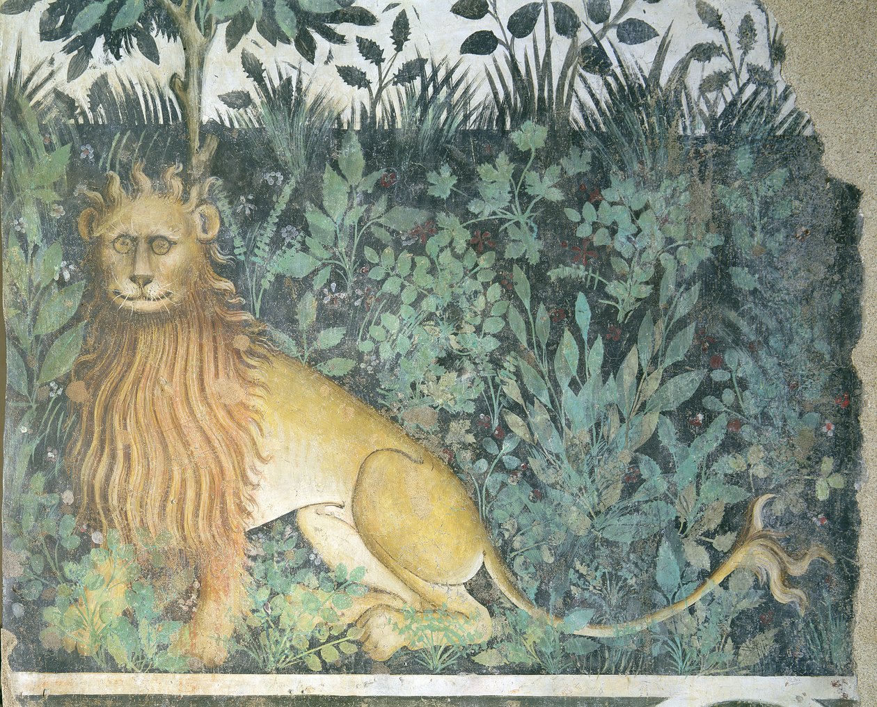 ينبوع الحياة ، تفاصيل أسد ، 1418-30 بواسطة جياكومو جاكوريو