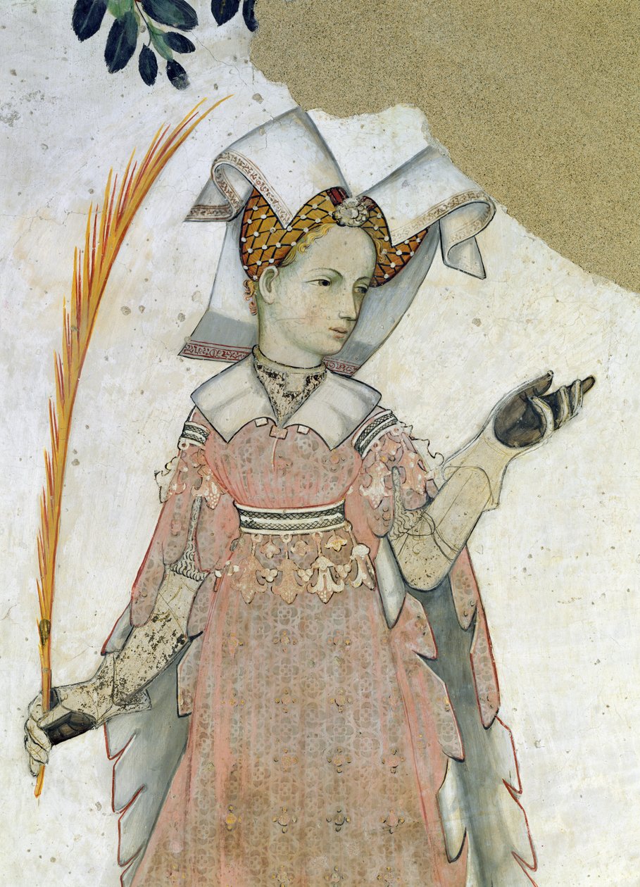 The Nine Worthies and Nine Worthy Women، detail of Teuta، c.1418-30 بواسطة جياكومو جاكوريو