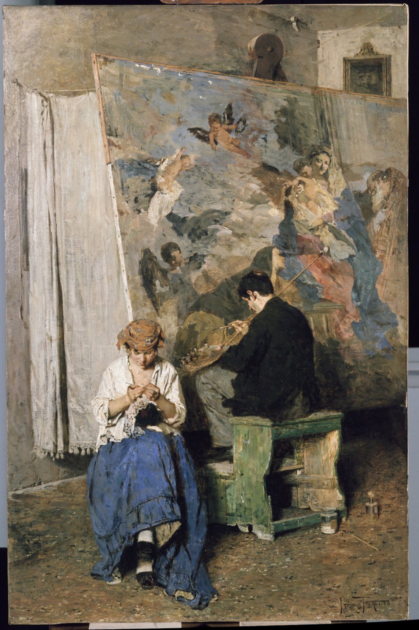 Vandalism (poor old!) (oil on canvas بواسطة جياكومو فافريتو