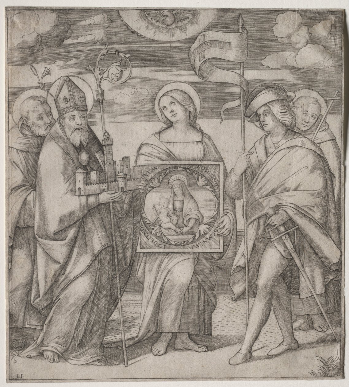 شفيع بولونيا ، ج. 1515-1520. بواسطة جياكومو فرانسيا