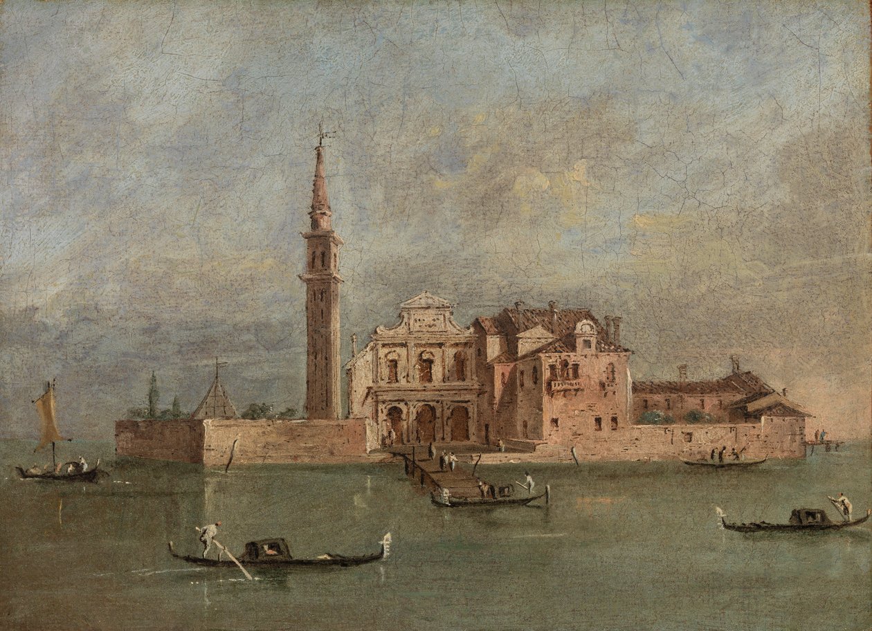 Capriccio جزيرة في البندقية لاغونا بواسطة جياكومو جواردي