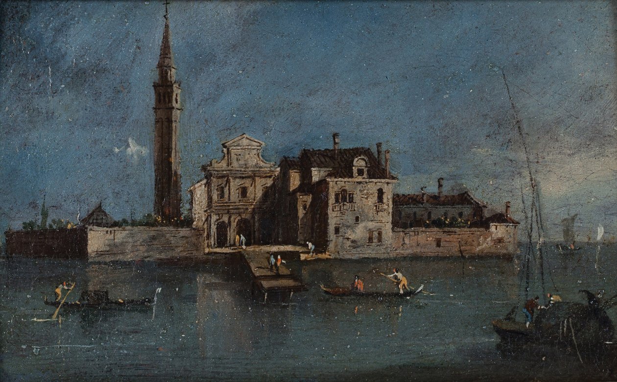 جزيرة سانت إلينا حوالي 1791 (زيت على قماش) بواسطة جياكومو جواردي