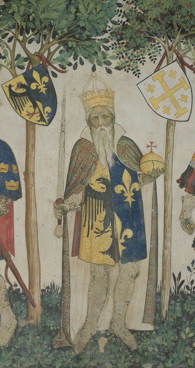شارلمان من The Nine Worthies ، 1418-30 بواسطة جياكومو جاكوريو