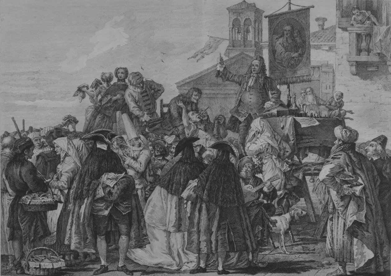 طبيب الأسنان الدجال 1765. بواسطة جياكومو ليونارديس