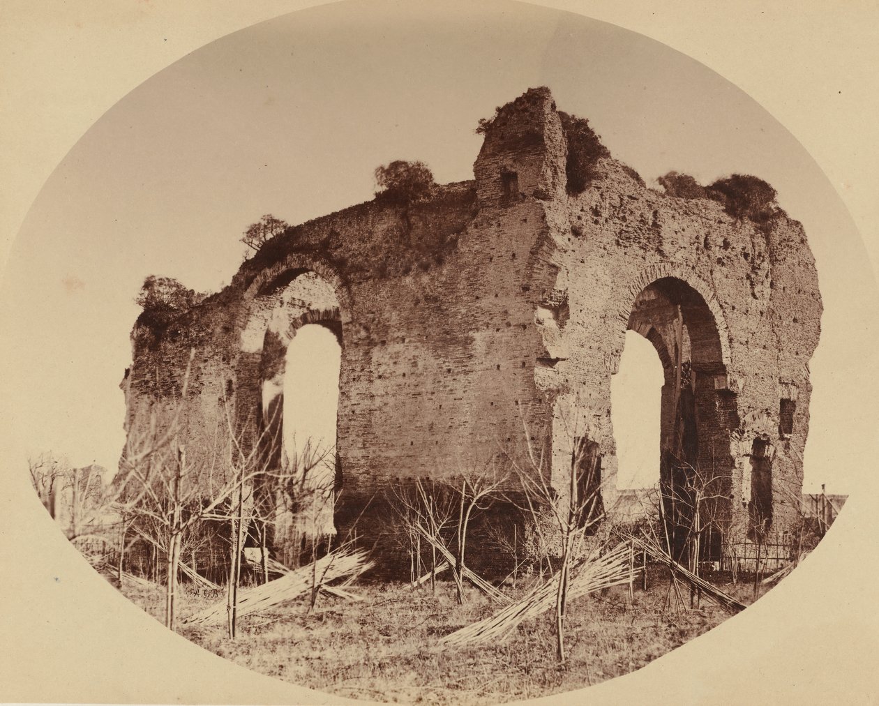 معبد هرقل ، 1850. بواسطة جيامباتيستا ألتادونا
