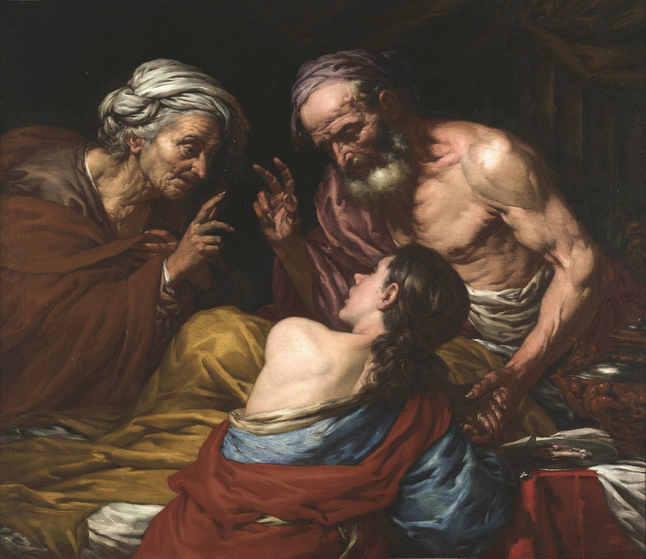 إسحاق بينيت يعقوب - إسحاق يبارك يعقوب ، بواسطة لانجيتي ، جيوفان باتيستا (1635-1676). زيت على قماش ، بين ١٦٦٠ و ١٦٧٠. الأبعاد: ١٠٩ × ١٢٦ سم. Muzeul National Brukenthal، Sibiu بواسطة Giambattista Langetti