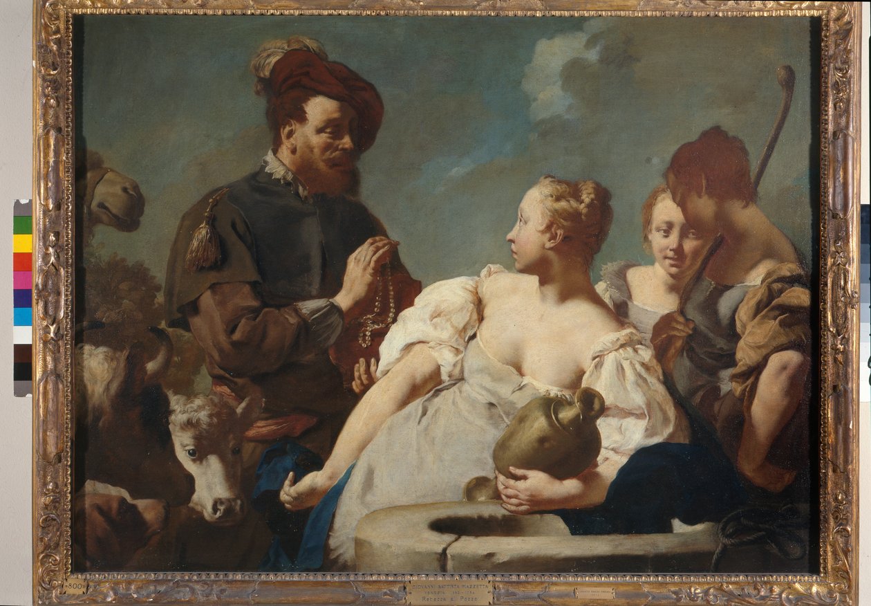 ريبيكا والعازار عند البئر بواسطة Giambattista Piazzetta