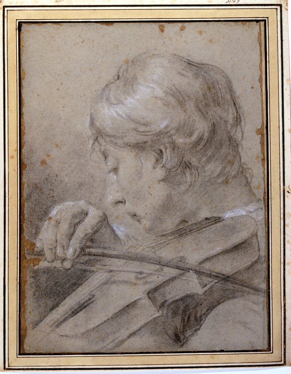 عازف الكمان. بيازيتا (1683 - 1754). ميلان ، بريرا. بواسطة Giambattista Piazzetta