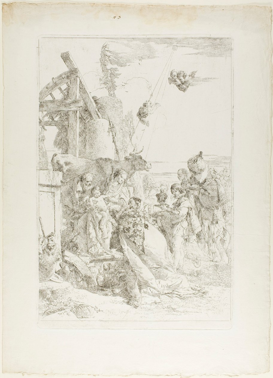 العشق من المجوس بواسطة Giambattista Tiepolo