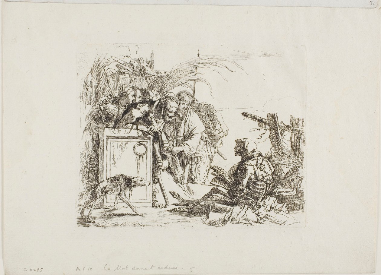جمهور العطاء ، من كابريتشي بواسطة Giambattista Tiepolo