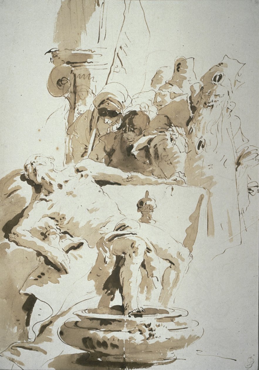 خيال على وفاة سينيكا بواسطة Giambattista Tiepolo