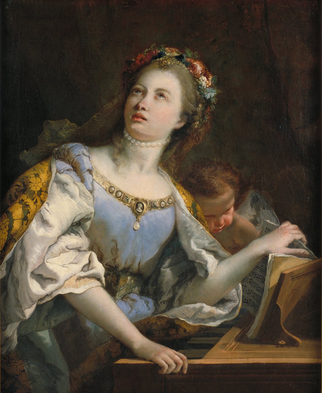 القديسة سيسيليا بواسطة Giambattista Tiepolo