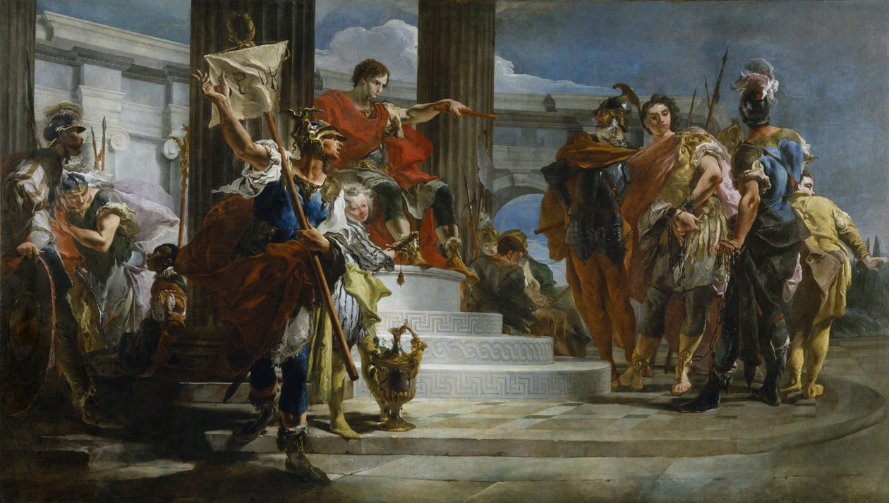 تحرير Scipio ماسيفا بواسطة Giambattista Tiepolo