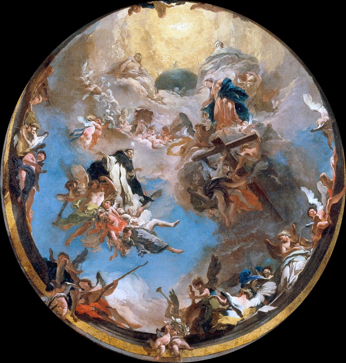 مجد القديس دومينيك 1738. بواسطة Giambattista Tiepolo