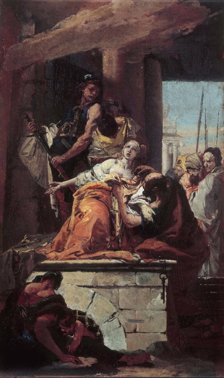 استشهاد القديس اجاثا 1734 بواسطة Giambattista Tiepolo