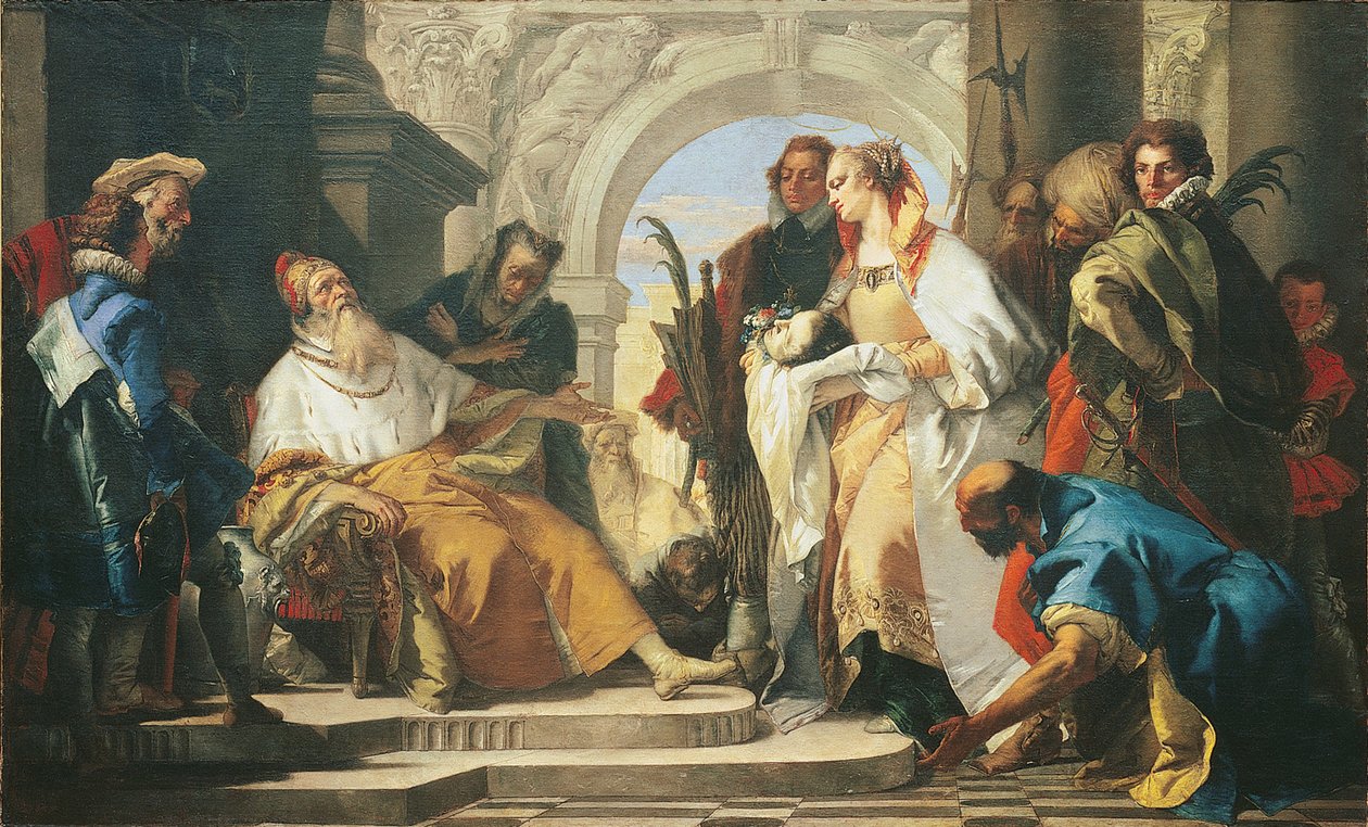 رعاة عائلة كروتا بواسطة Giambattista Tiepolo