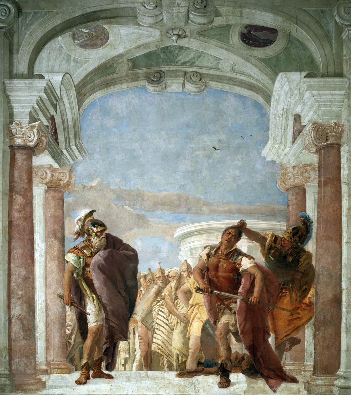 غضب أخيل 1757. بواسطة Giambattista Tiepolo