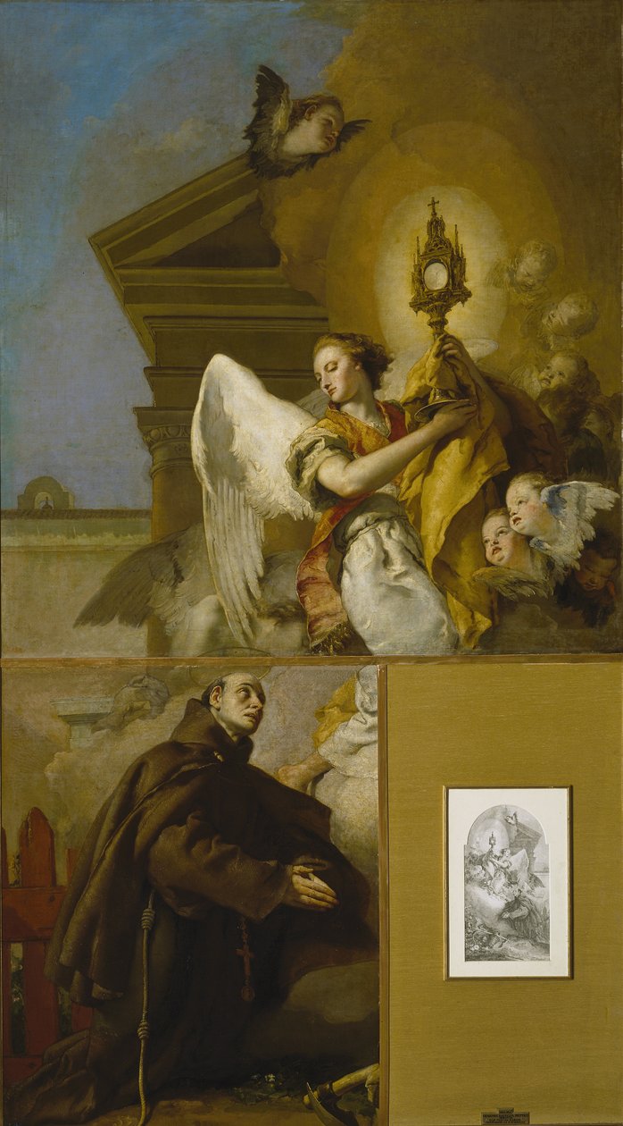 رؤية القديس باسكال بايلون 1767-1769 بواسطة Giambattista Tiepolo