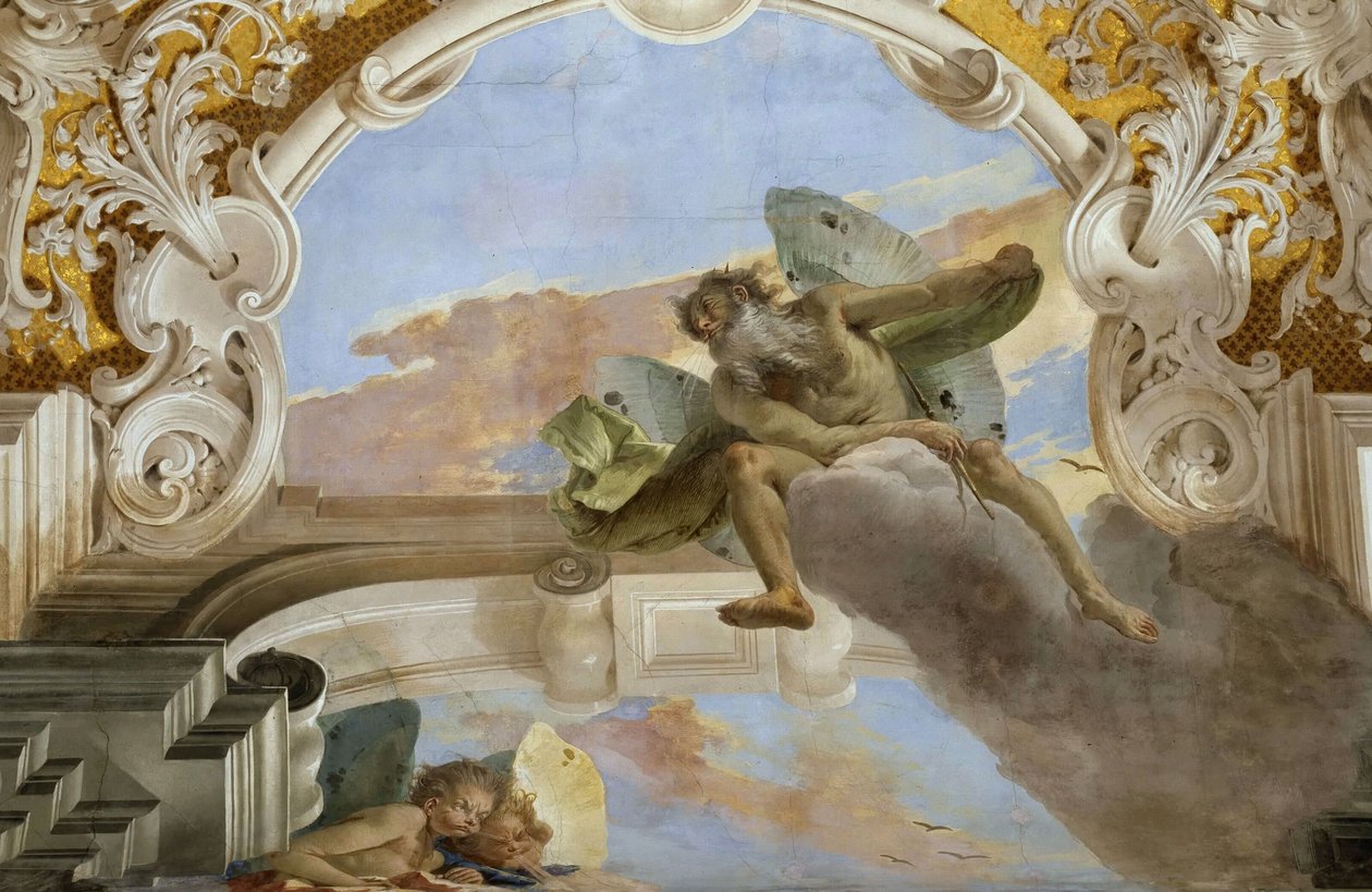 آلهة الرياح ، حوالي 1746. بواسطة Giambattista Tiepolo