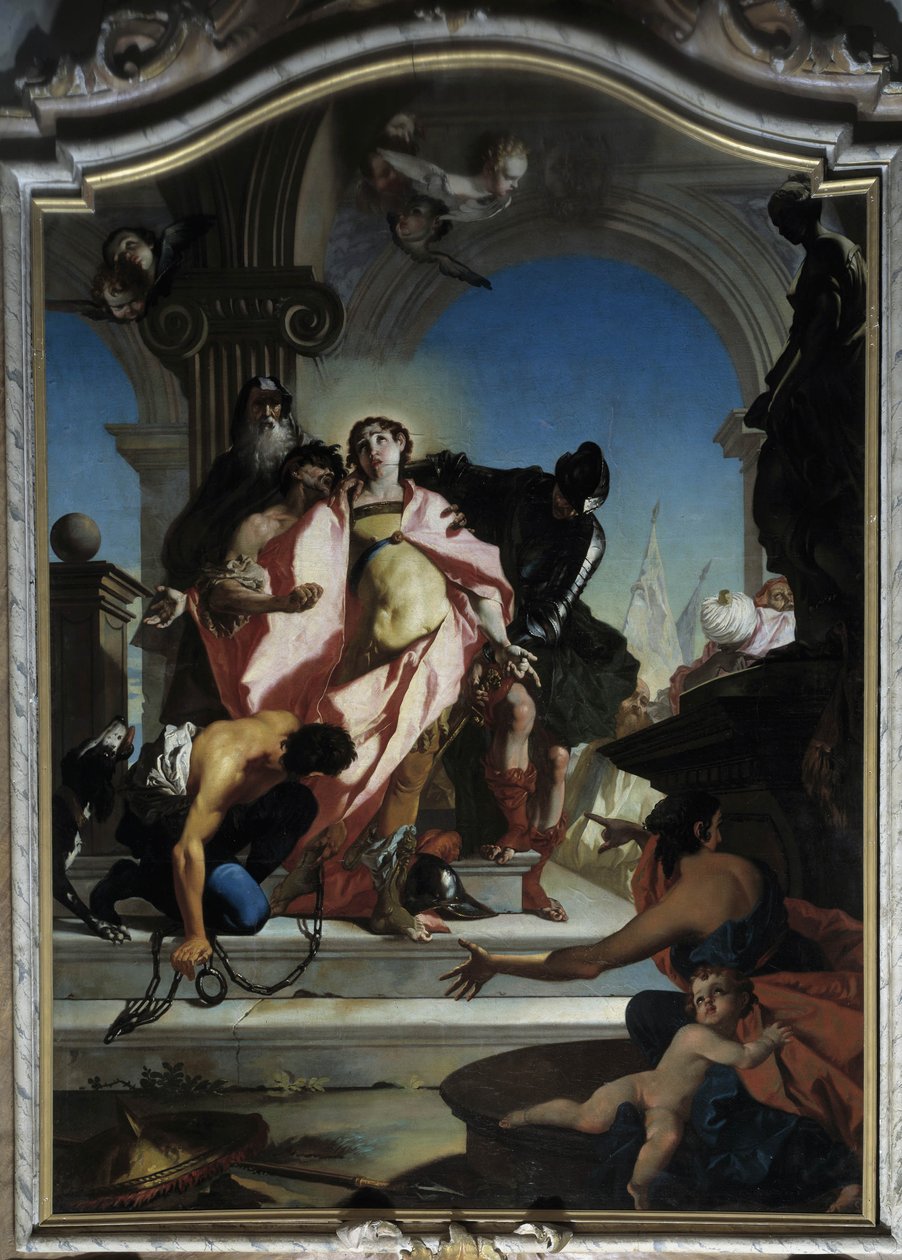 القبض على القديس جورج (لوحة) بواسطة Giambettino Cignaroli