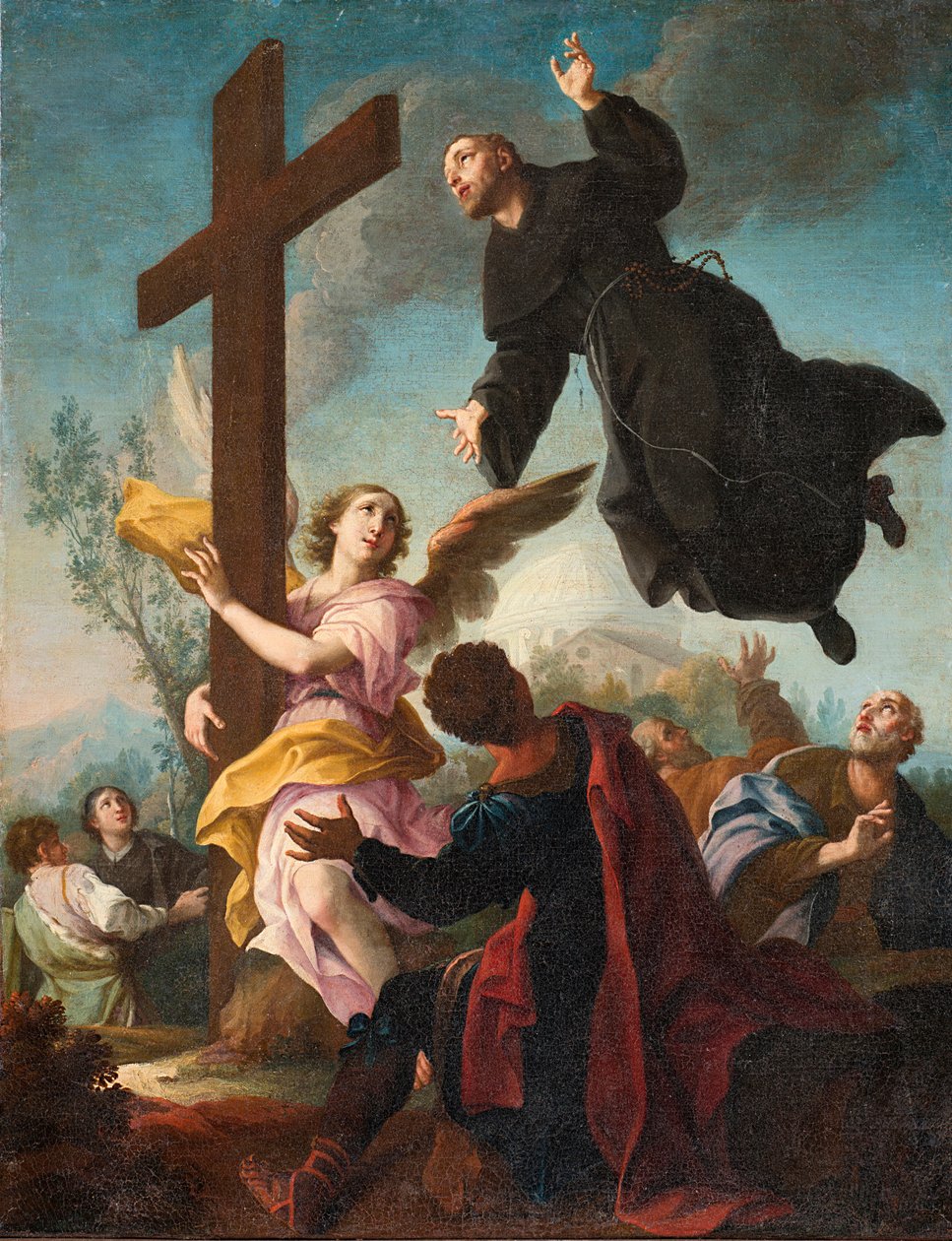 القديس يوسف كوبرتينو في نشوة (زيت على قماش) بواسطة Giambettino Cignaroli