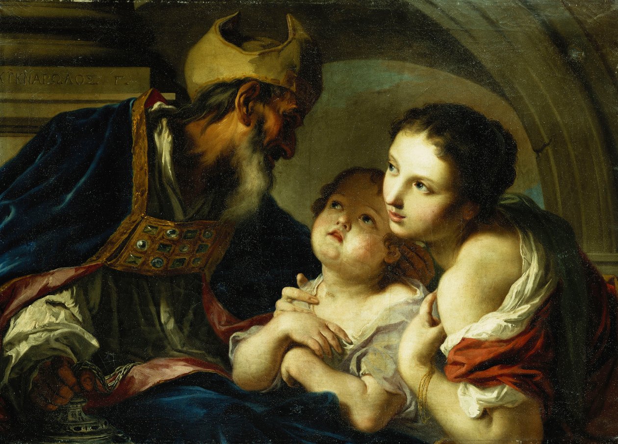 القديس نيكولاس من باري مع طفلين ، بواسطة Giambettino Cignaroli
