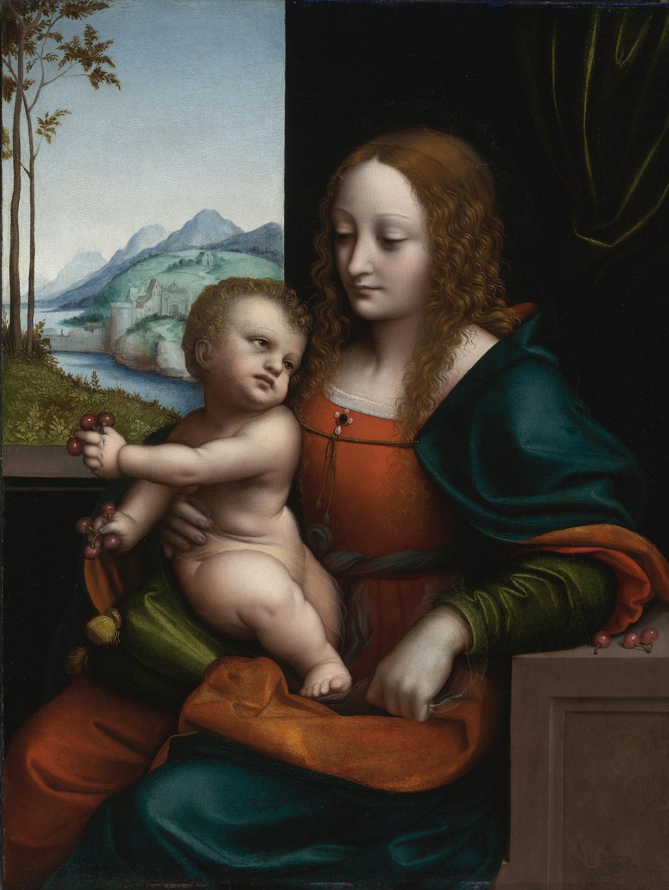 مادونا الكرز بواسطة Giampietrino