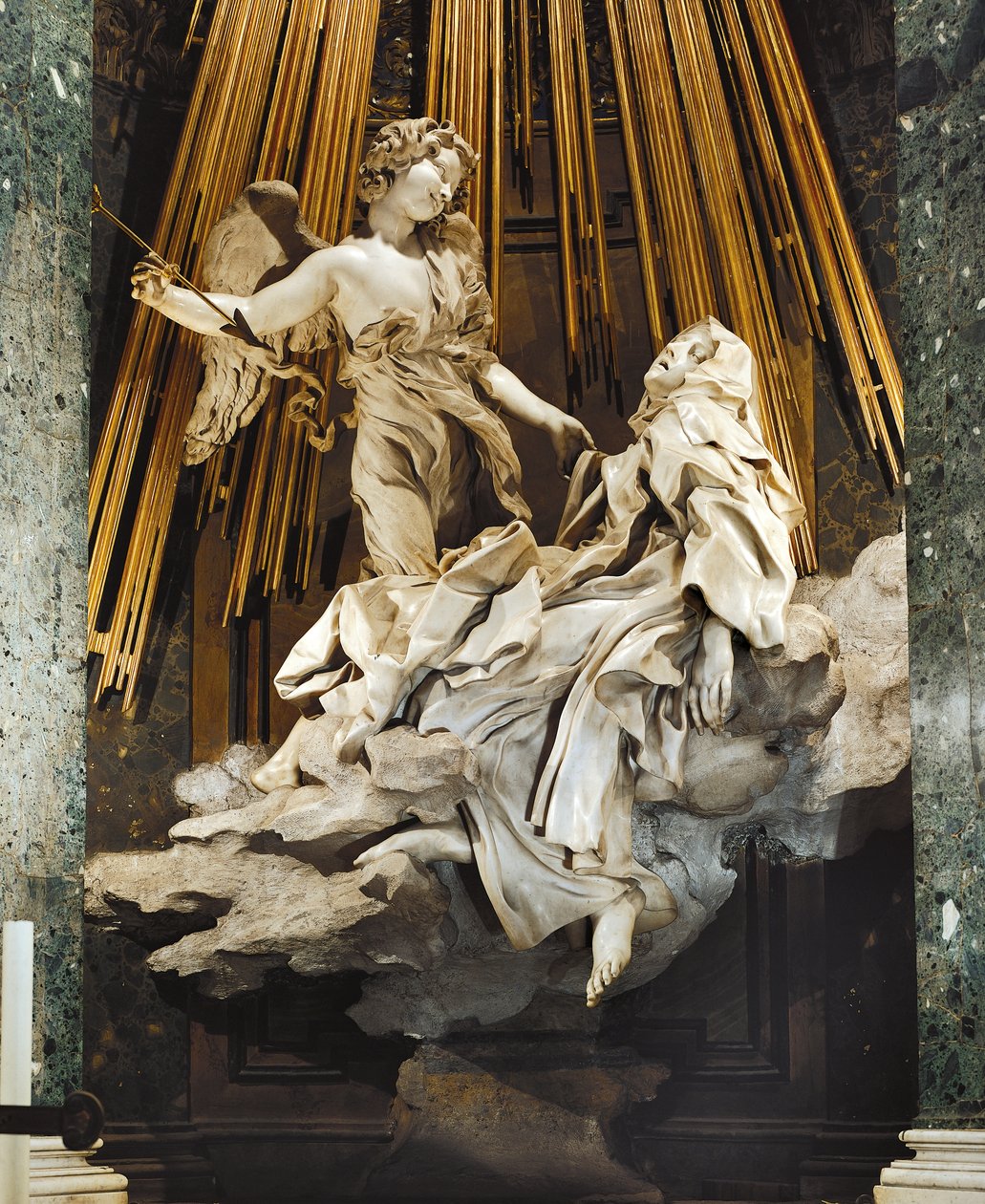 Italy, Rome, Church of Santa Maria della Vittoria, Ecstasy of St Teresa of Avila بواسطة جيان لورينزو بيرنيني