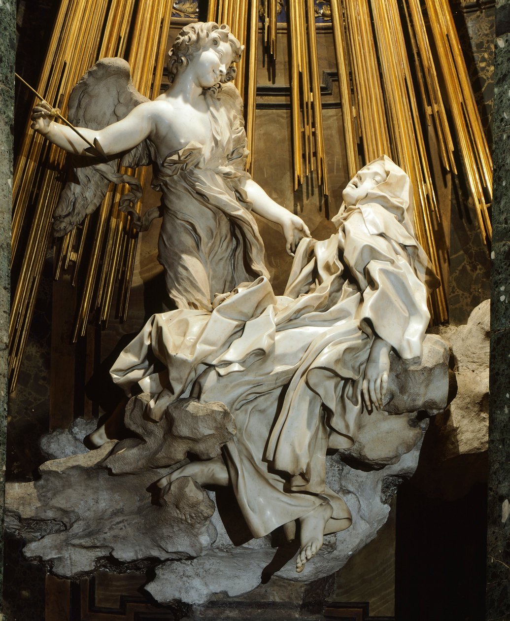 Italy, Rome, Church of Santa Maria della Vittoria, Ecstasy of St Teresa of Avila بواسطة جيان لورينزو بيرنيني
