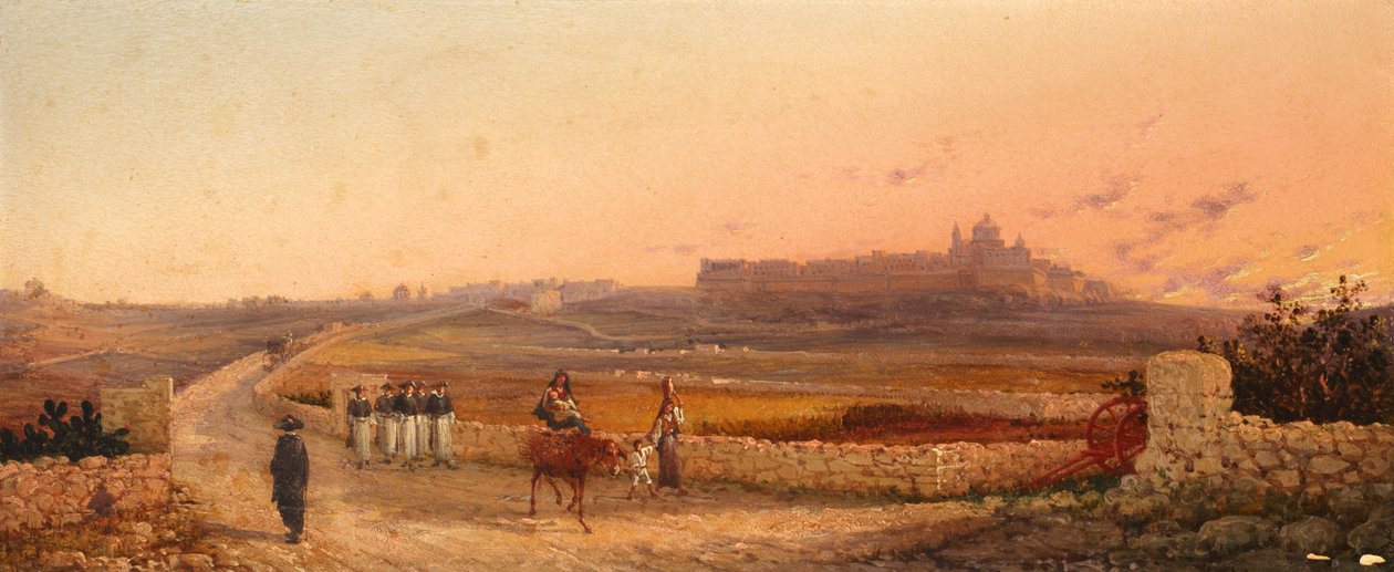 Mdina, Malta, 1888  بواسطة جيانسينتو جياني