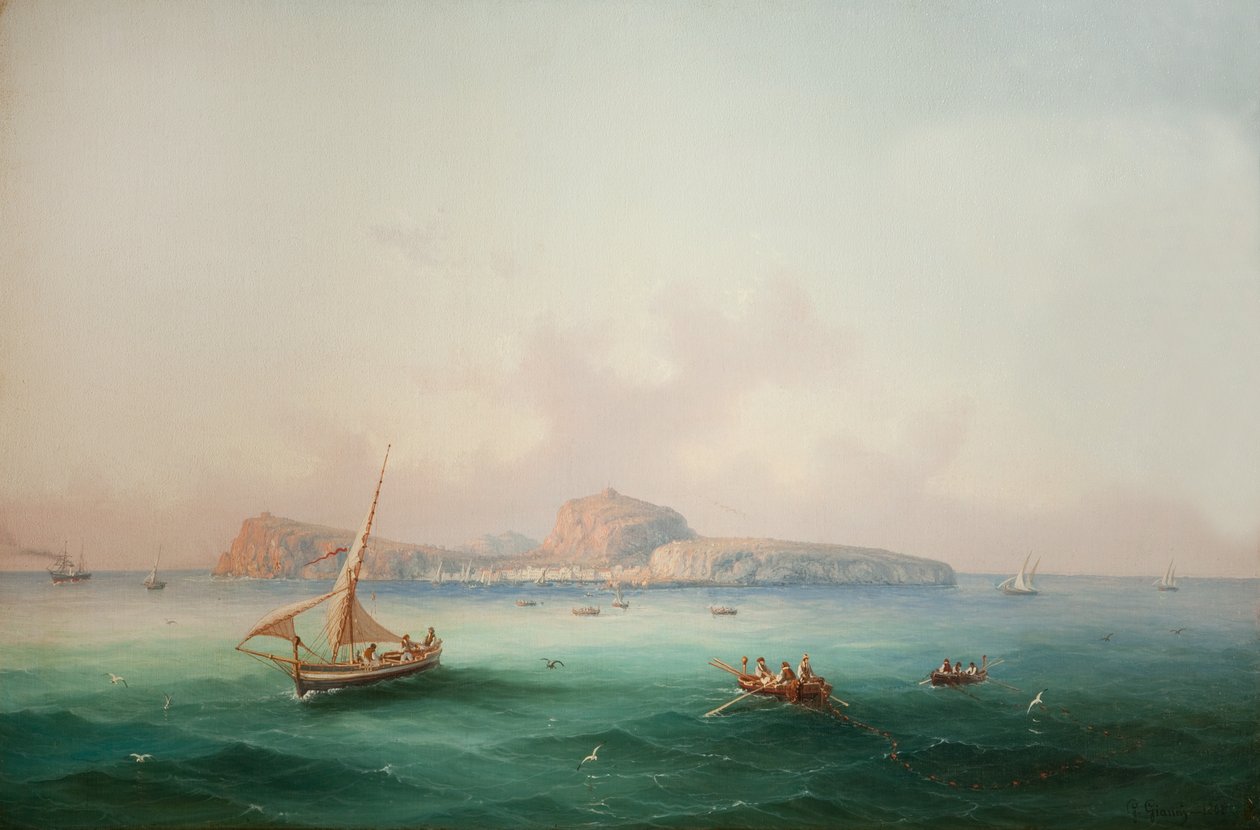 منظر لكابري ، 1868 بواسطة جيانسينتو جياني