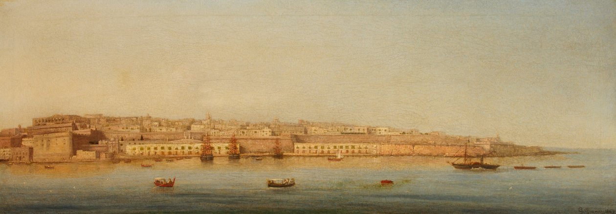 جراند هاربور ، فاليتا ، 1869 بواسطة جيانسينتو جياني