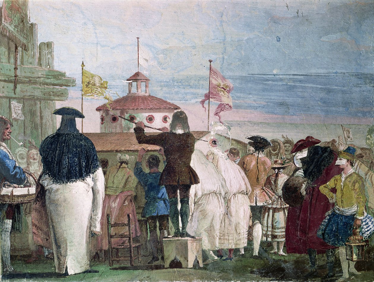 العالم الجديد ، من &39;Foresteria&39; (دار ضيافة) 1757 بواسطة جيوفاني دومينيكو تيبولو