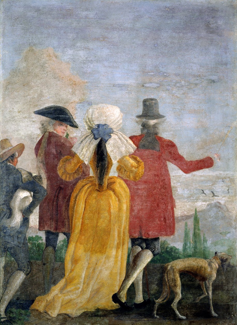 The Walk ، c.1791 بواسطة جيوفاني دومينيكو تيبولو