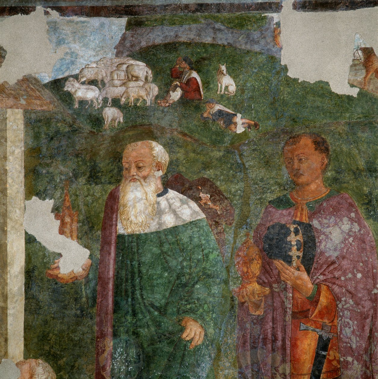 ملكان ، التفاصيل من العشق المجوس بواسطة Gianfrancesco da Tolmezzo