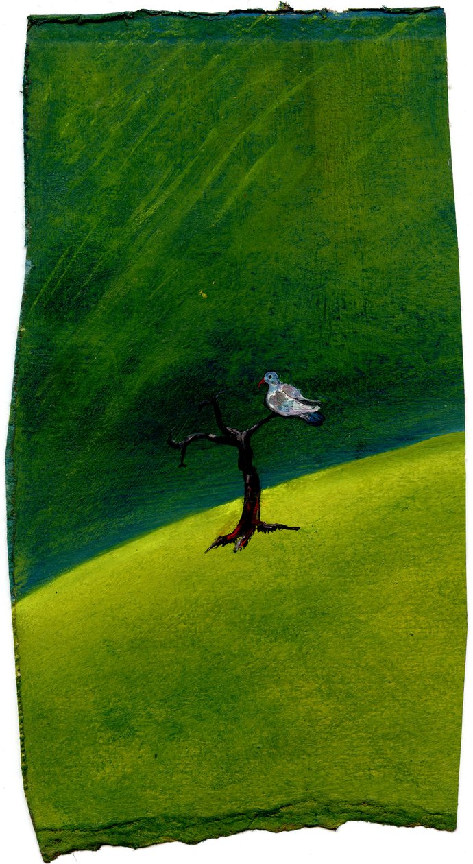 The Last One، 2005 (زيت على ورق) بواسطة جيجي سودبيري