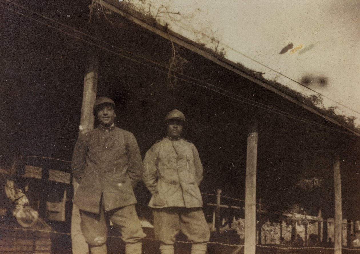 ألبوم "Pictures of War II": جنود إيطاليون في Val Chiusone إلى Podsenica ، 09/1917 (b / w photo) بواسطة جيجليوتشي جيجليوتشي