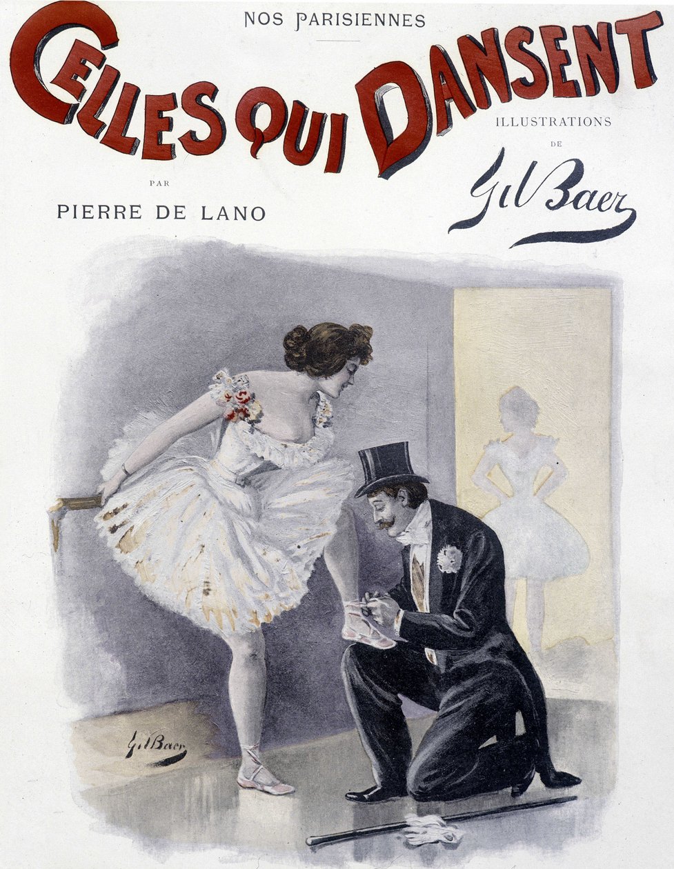 راقصة - مريضة. بقلم جيل باير ، في "" Celles qui danse "لبيير دي لانو ، أواخر القرن التاسع عشر بواسطة جيل بير