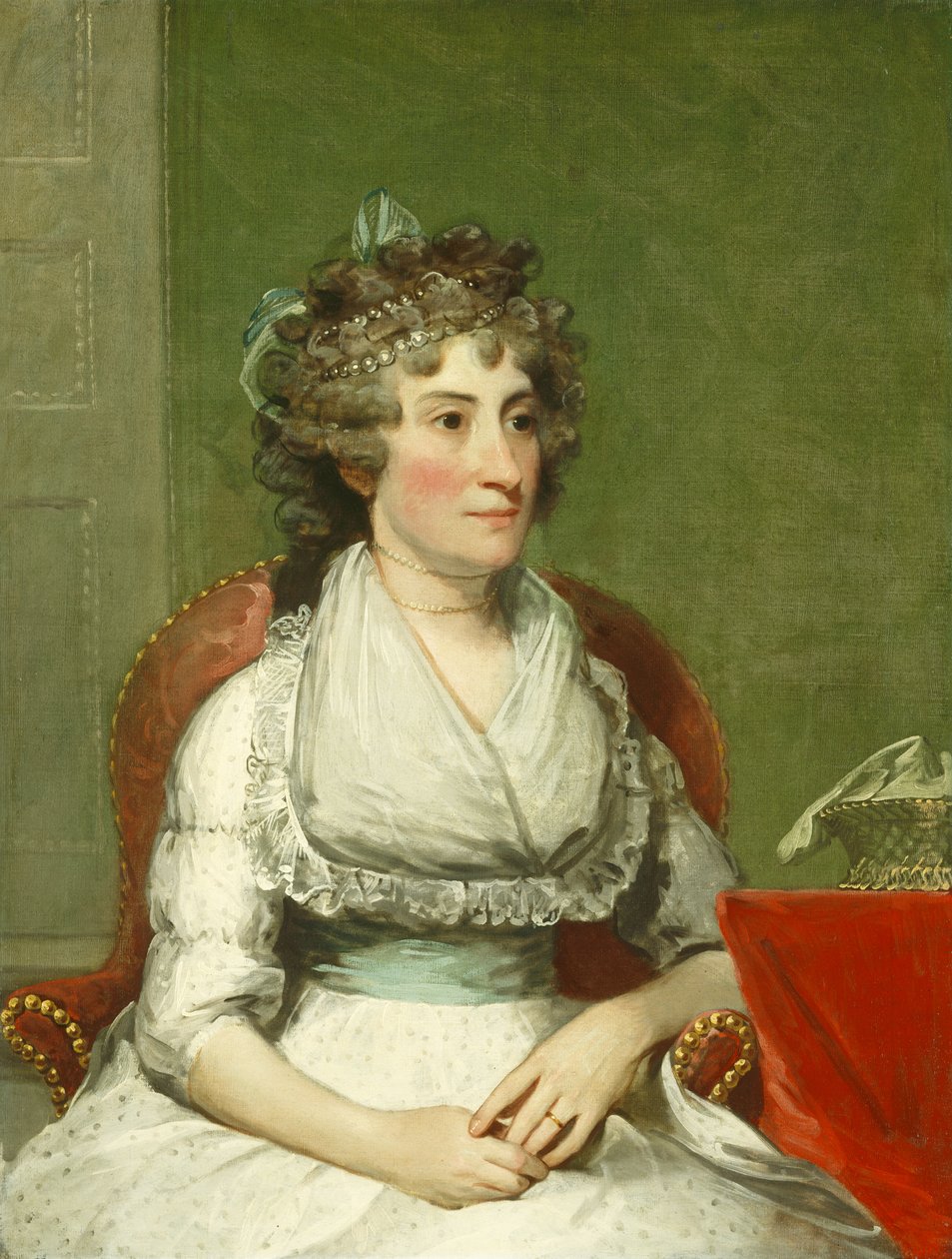 كاثرين ياتس بولوك (السيدة جورج بولوك) ، 1793-4 بواسطة جيلبرت ستيوارت