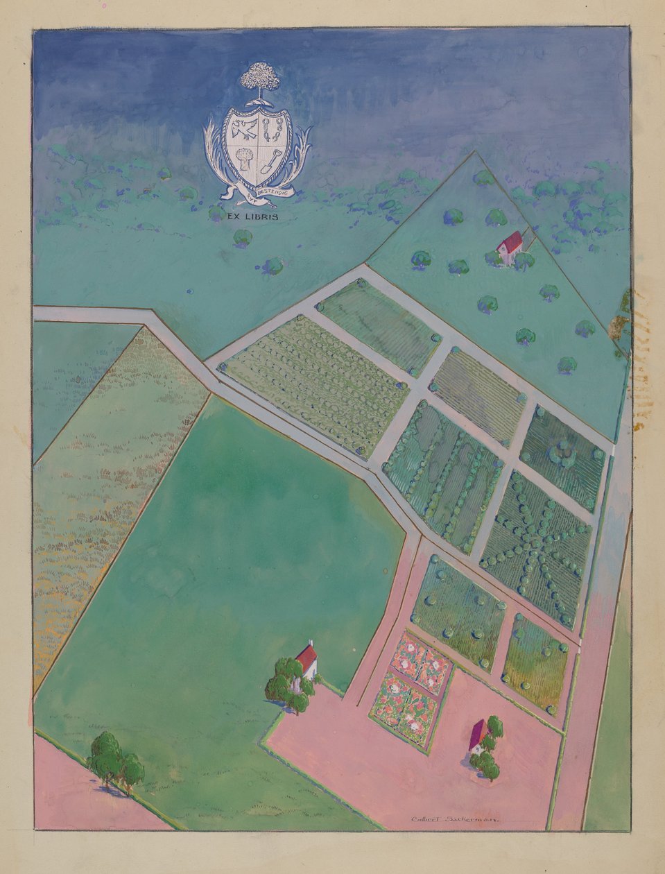 J. Dyckman Estate ، ج. 1936. بواسطة جيلبرت ساكرمان