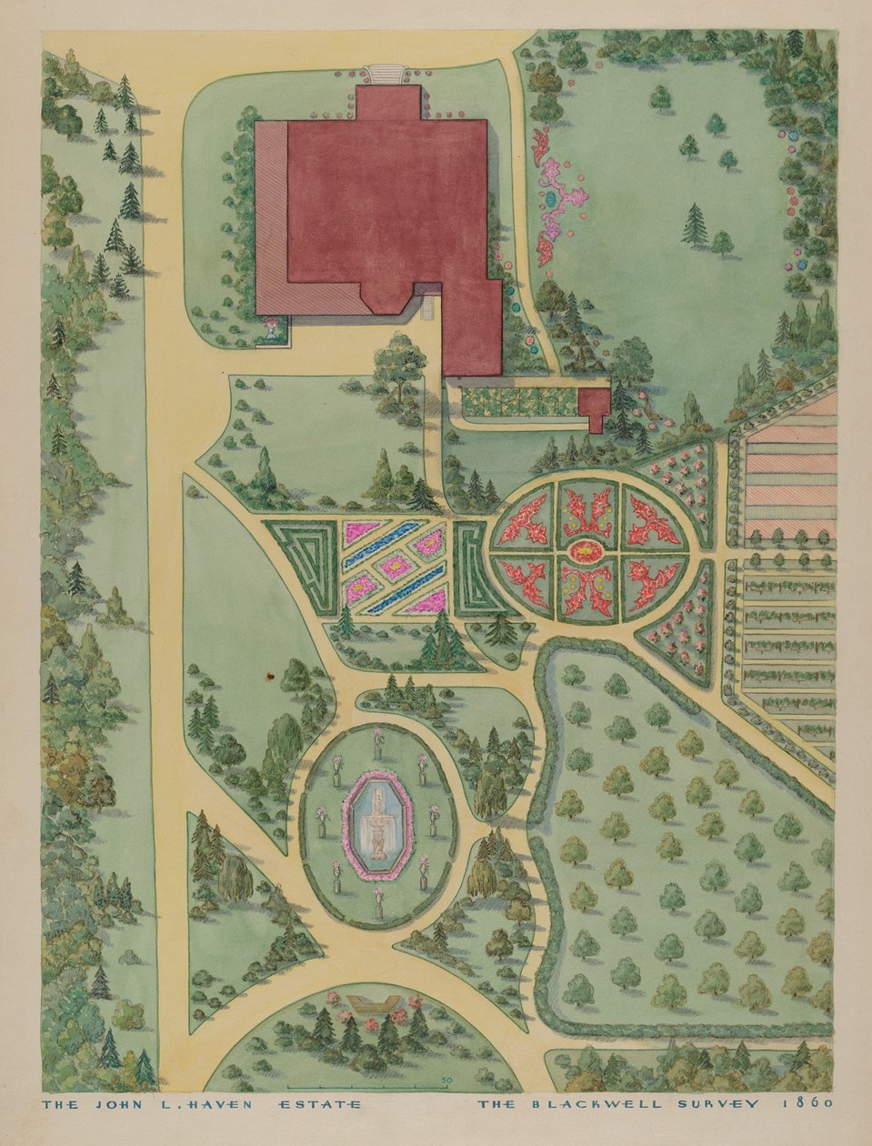 John A. Haven Estate ، c. 1936 بواسطة جيلبرت ساكرمان