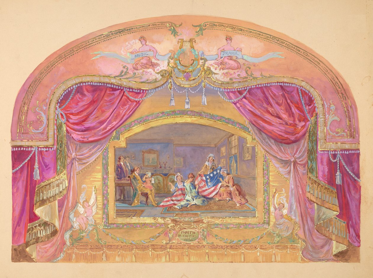 الرسم المسرحي ، 19351942. بواسطة جيلبرت ساكرمان