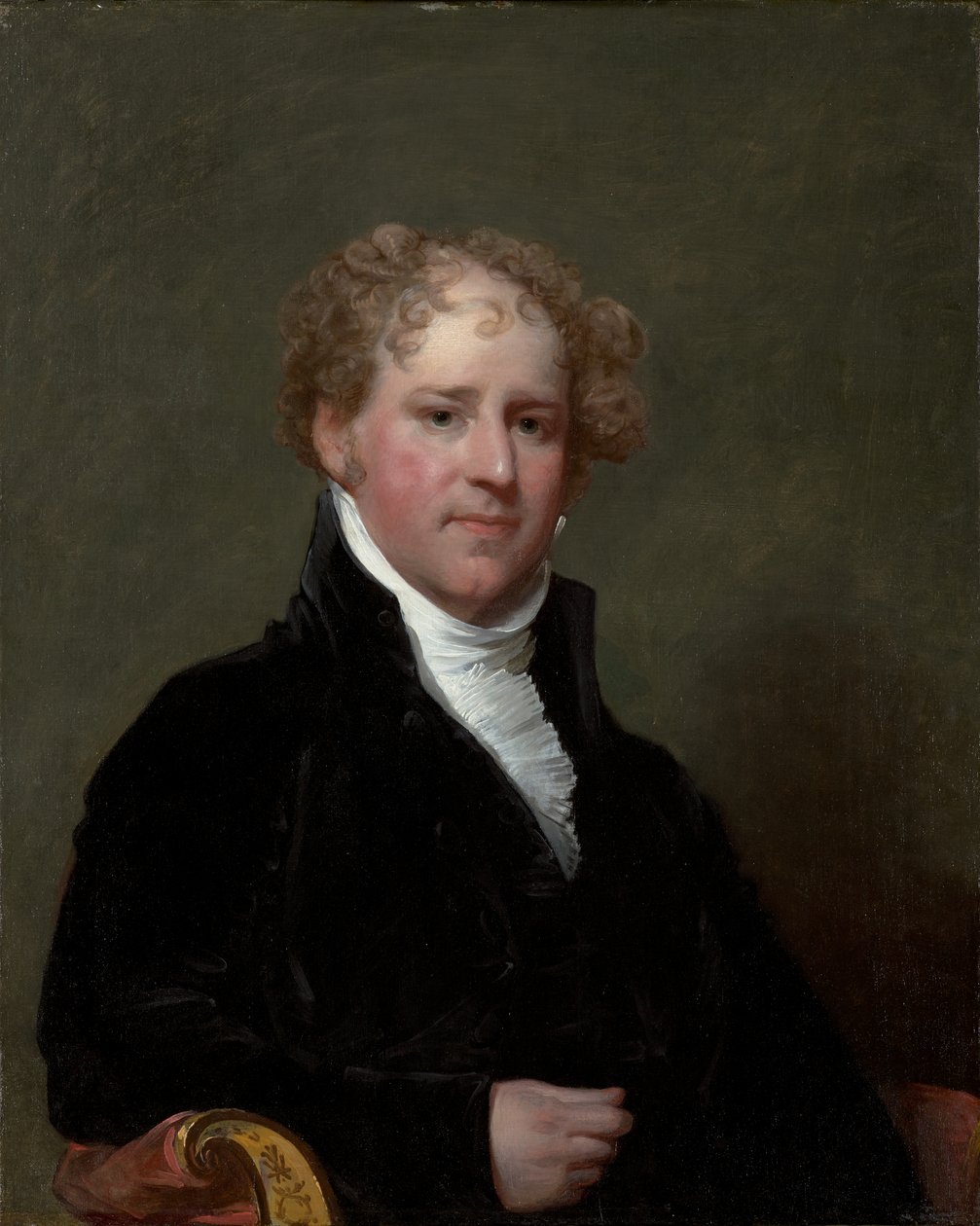تشارلز ديفيس (1777-1821) ، 1808-09 (زيت على لوح خشبي) بواسطة جيلبرت ستيوارت